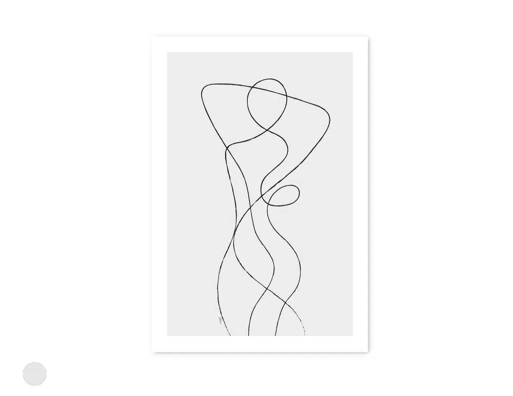 ⁦תמונה לבית Whole Grey - הדפס נייר ללא מסגרת בפורמט מלבני בגווני שחור אפור⁩ – תמונה ⁦4⁩